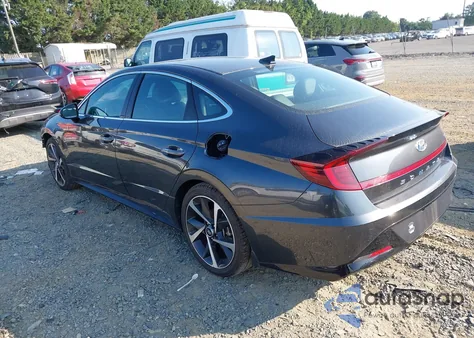 2021 Hyundai Sonata Sel Plus z USA, uszkodzony, nr VIN 5NPEJ4J22MH091873